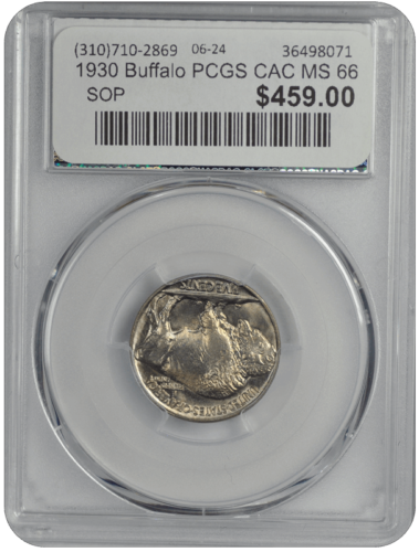 1930 Buffalo PCGS CAC MS 66 - Foto 2 di 4