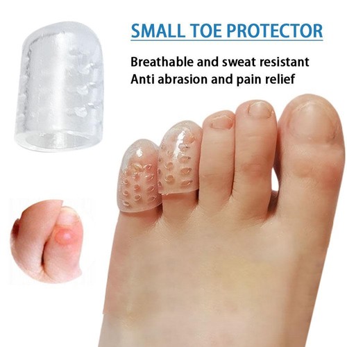 10Pcs Silicone Toe Caps Anti-Friction Breathable Toe Protector Preven Fast - Afbeelding 1 van 10