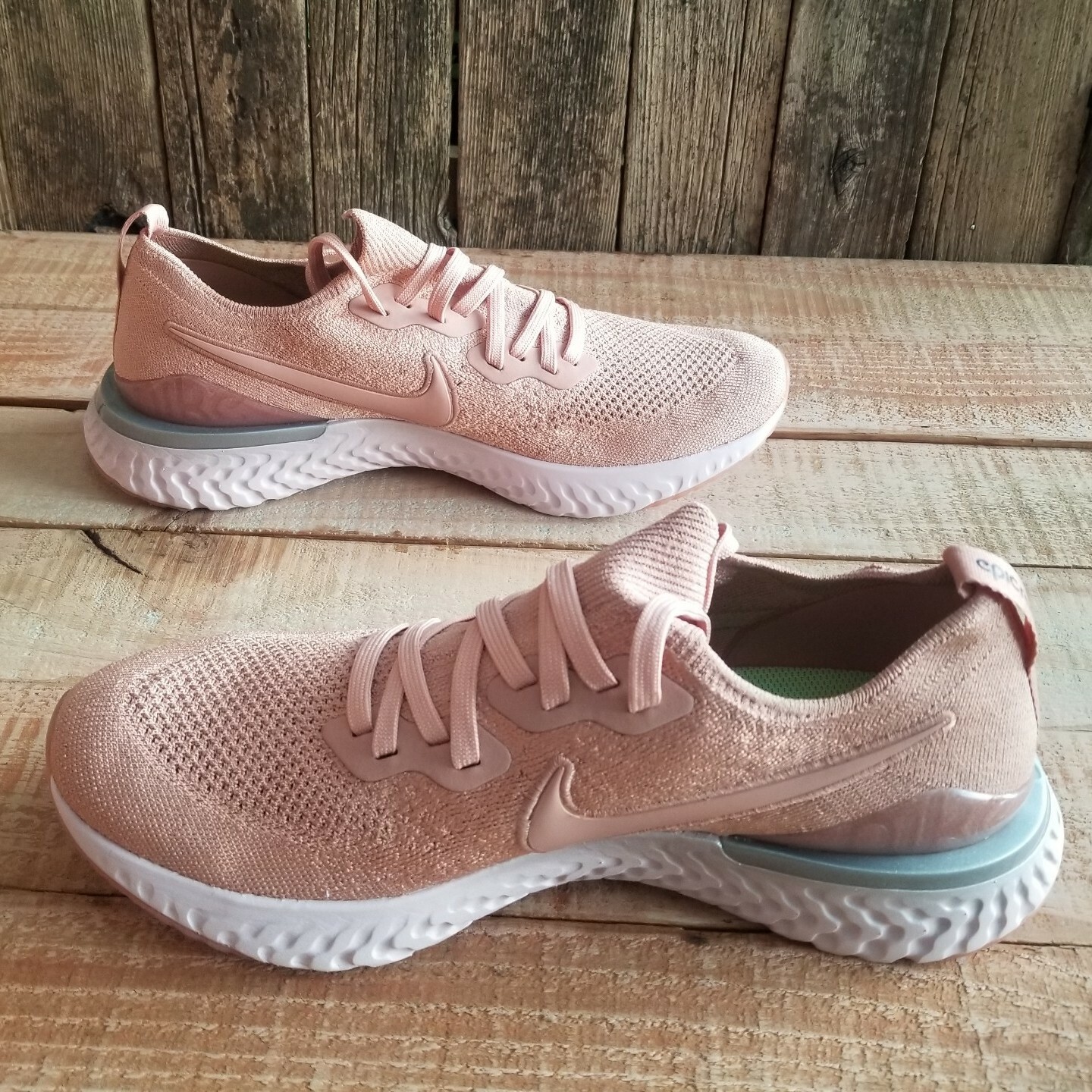 nike epic react rose gold