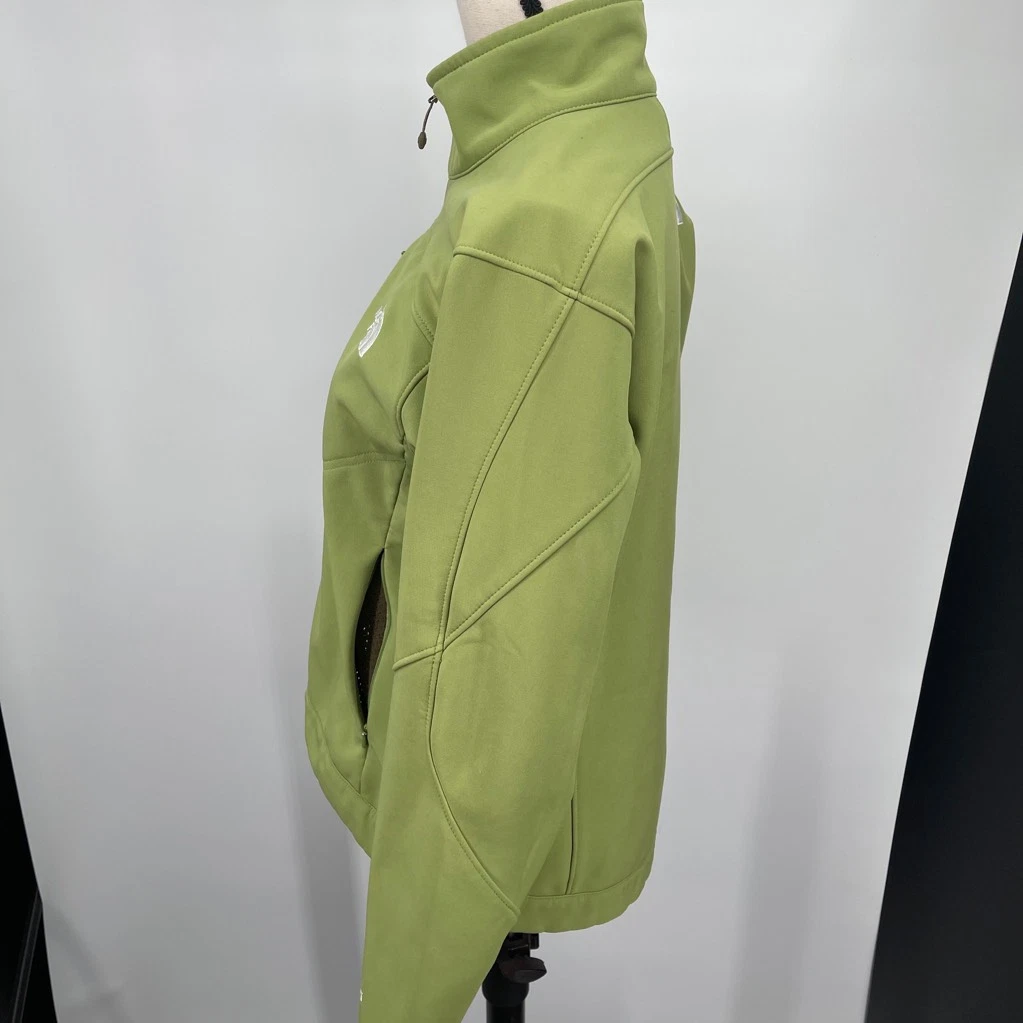 north-face apex softshell mock neck zipper mesh pocket jacket
