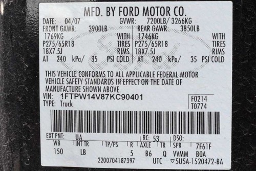 Driver Front Door Switch Driver's Window Fits 03-08 CROWN VICTORIA 1118748 - Picture 6 of 12