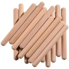 32 Pieces Rhythm Sticks for Kids Bulk 8 Inch Wood Music Lummi Sticks Classroo...