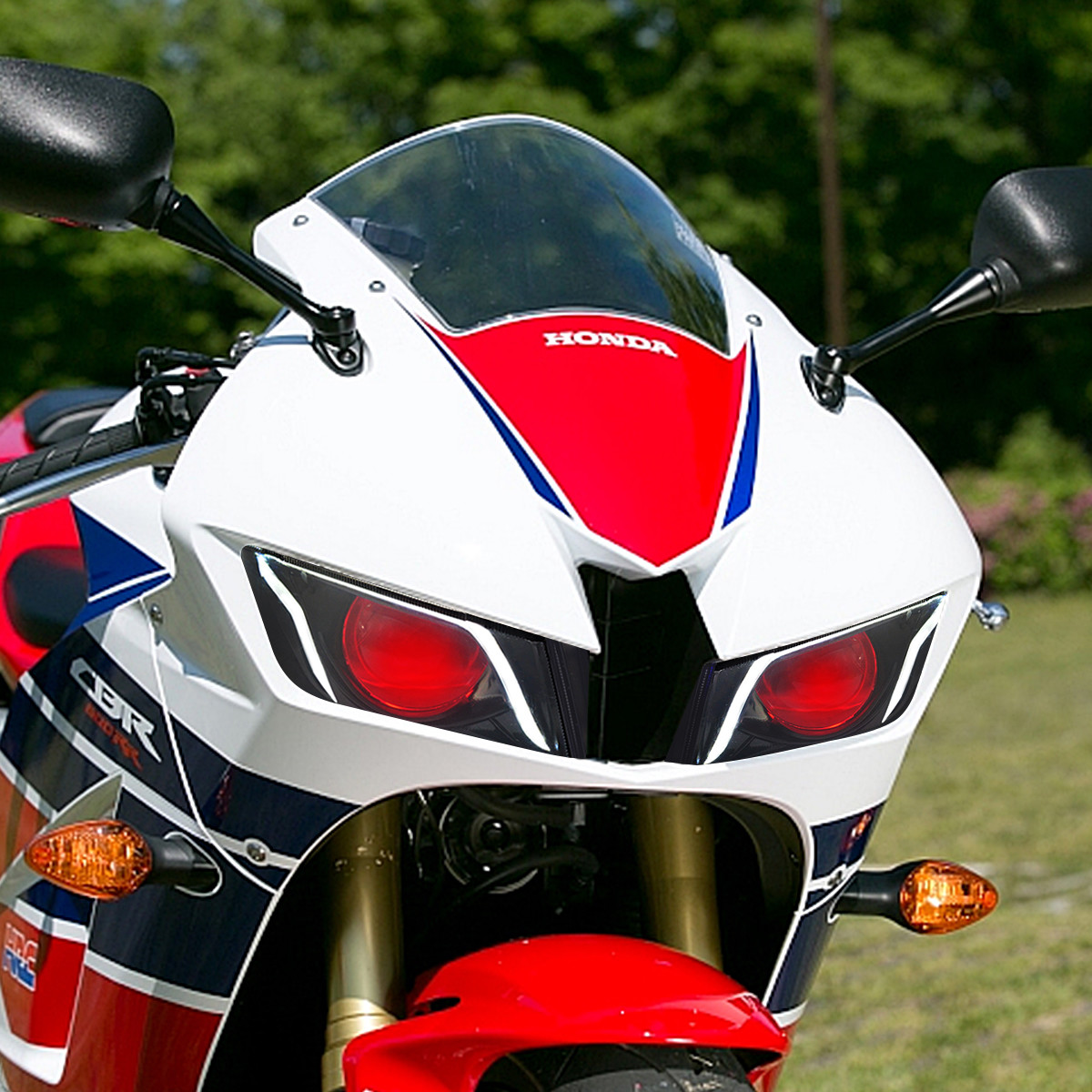 1X Full LED Headlights for Honda CBR600RR 2013-2021 Motorbike