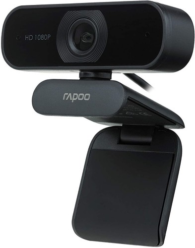 Rapoo XW180 Full HD Webcam 1080P 80 Field of View Fixed Focus Noise Cancelling U - Bild 2 von 4