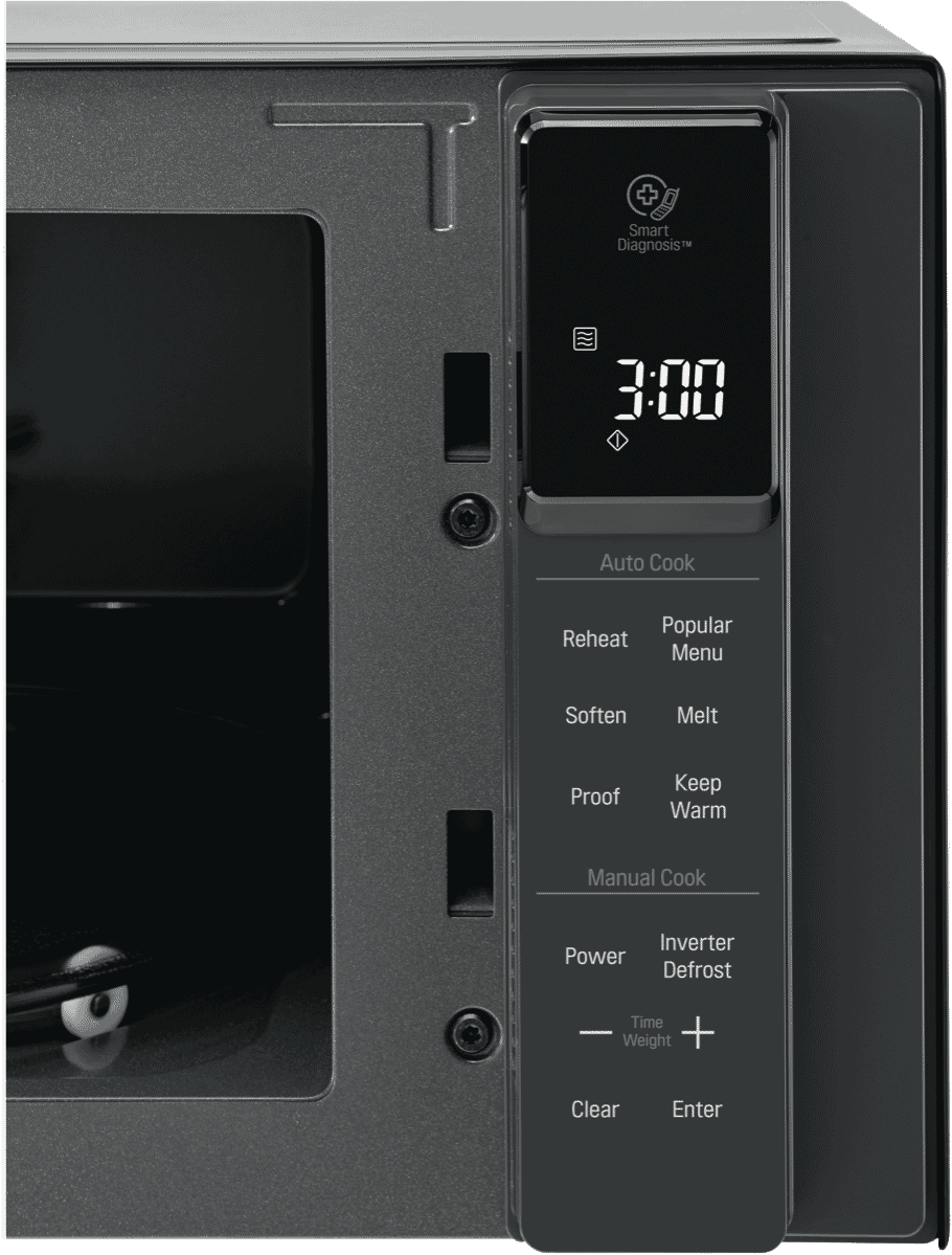 LG 25L 1000W NeoChef Smart Inverter Power Cooking Microwave Oven Black