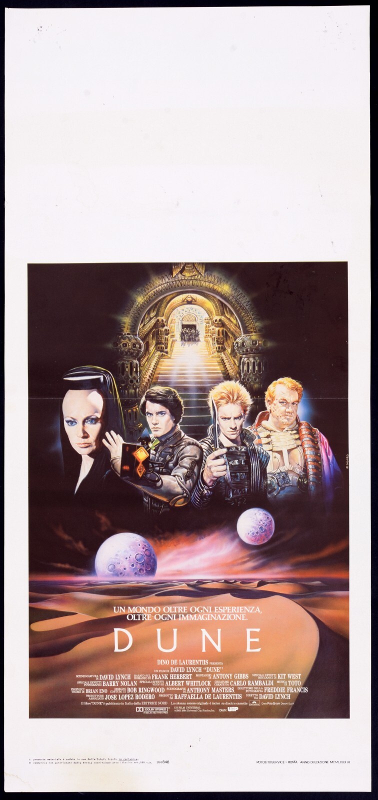 Locandina originale film Dune (1984) - Regia di David Lynch