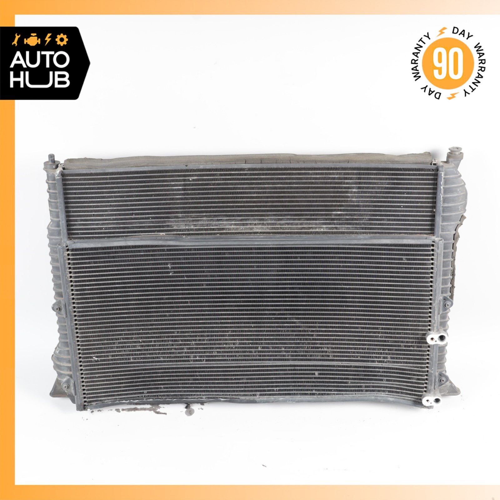 08-14 Bentley Continental Flying Spur Engine Cooling Radiator A/C Condenser OEM