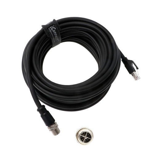 X-Code-RJ45-Industrial-Shielded-Ethernet M12 8 Pin X-Code Male to RJ45 Cat6a Eth - Picture 34 of 46