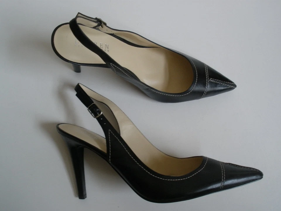 $ LAUREN RALPH Tacones de Cuero US 8 EUR 38 NUEVA VENTA   Foto 3 de 4