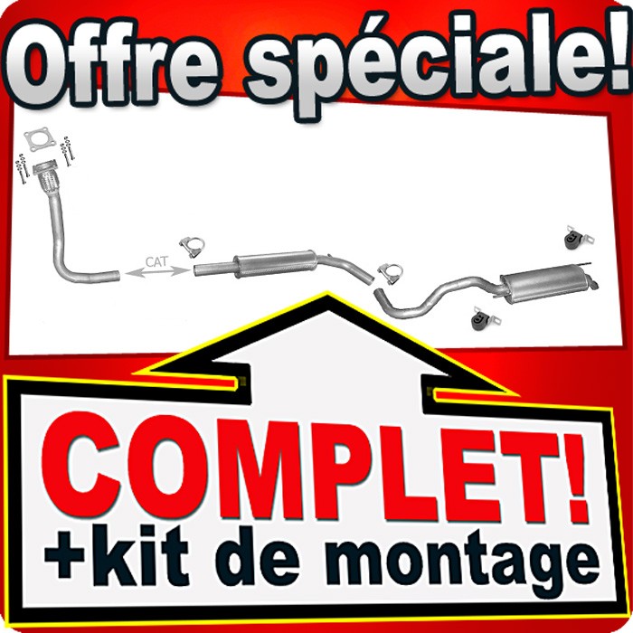 Silencieux VW POLO 6N 6N2 1.9 SDI pour réparer le bruit mécanique
