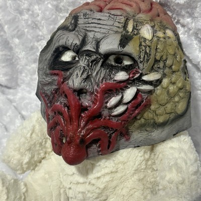 Halloween Dead Zombie of The Sea Octopus Tentacles Brain Face Mask Latex Costume