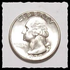 1937-P WASHINGTON QUARTER  White  Lustrous w/ FROST  Nice BU #34D74 .900 SILVER