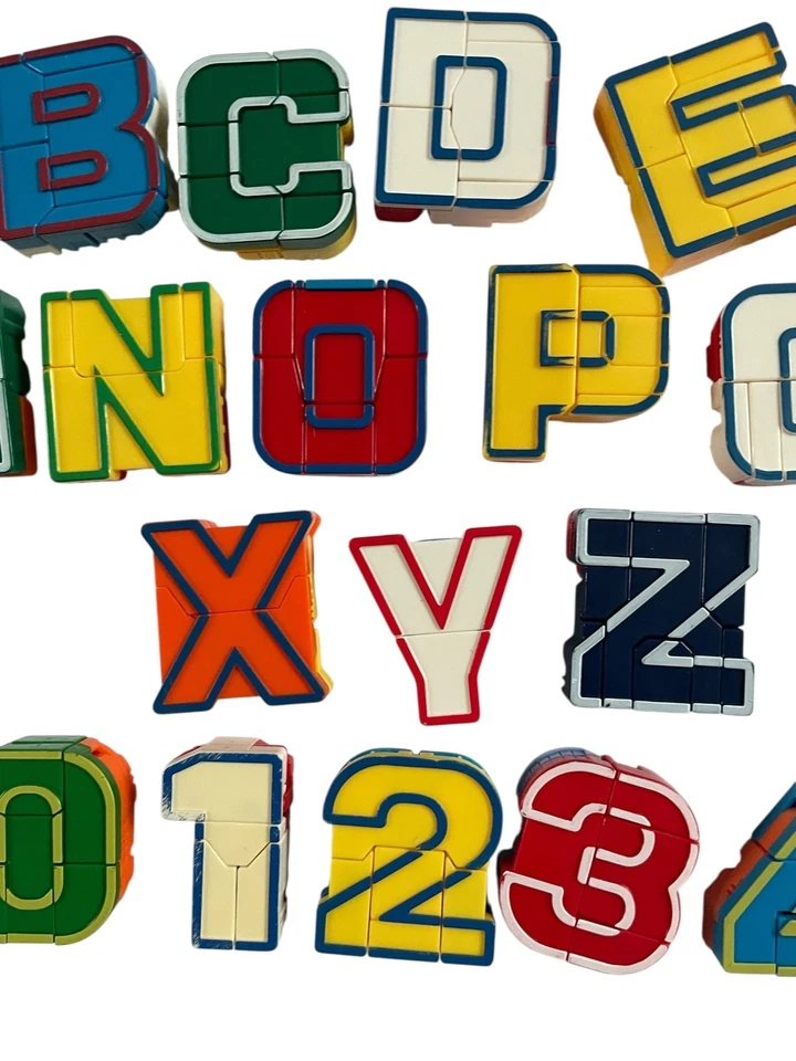 Lakeshore Toys Alphabots Transforming Letters Numbers Symbols - Complete Set - Image 3 of 4