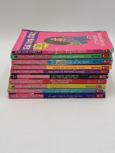 Dear Dumb Diary 1-10 Benton Book Lot Konvolut