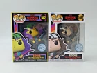 Funko Pop Stranger Things Eddie SE & Blacklight SE #1462  Set of 2 Flaw