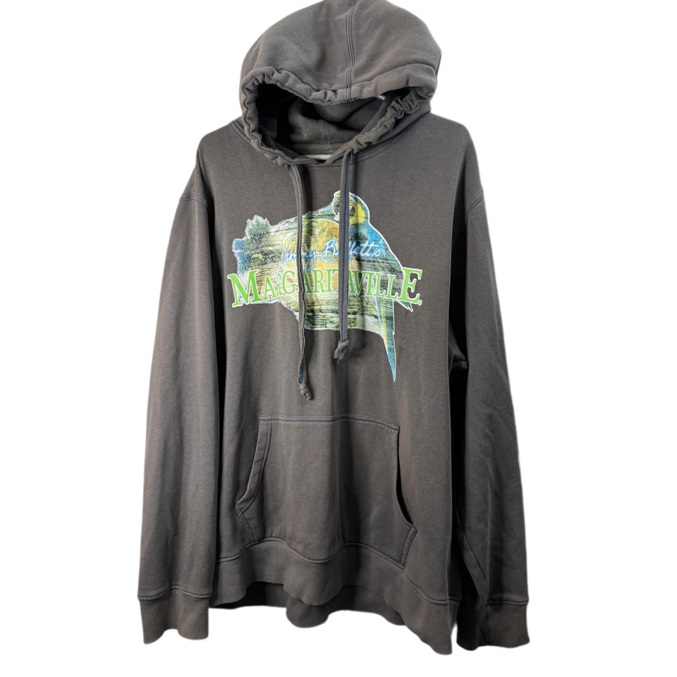Margaritaville Jimmy Buffett Parrot Graphic Hoodie Mens XXL Pullover Sweatshirt - Image 4 of 4