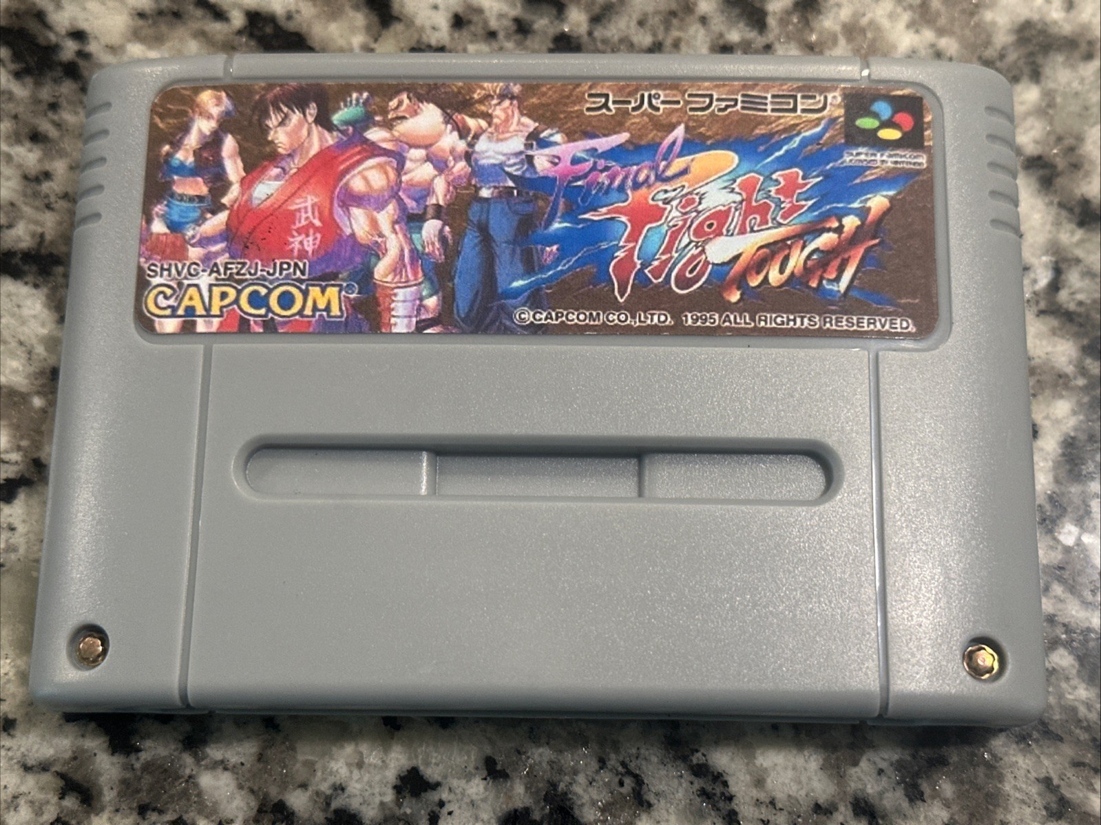SFC SNES Final Fight Tough Super Famicom CAPCOM Japan Import
