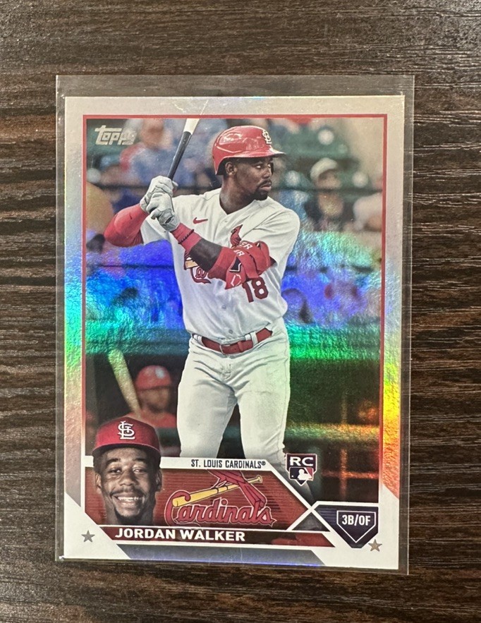 2023 Topps Series 2 - Jordan Walker #344 Rainbow Foil (RC)