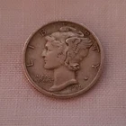 Very Fine+ Tough Date 1918-D MERCURY DIME w/100% Orig. Surfaces  NICE EYE APPEAL