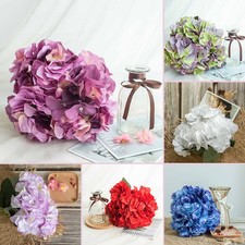 10 Silk Hydrangea Bushes Wedding Flowers Party Bouquets Home Centerpieces