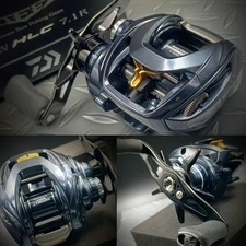 DAIWA【21 STEEZ A TW HLC 7.1R】R-H 7.1:1 GR Used Baitcast Reel "Ex++"cond. W/Box