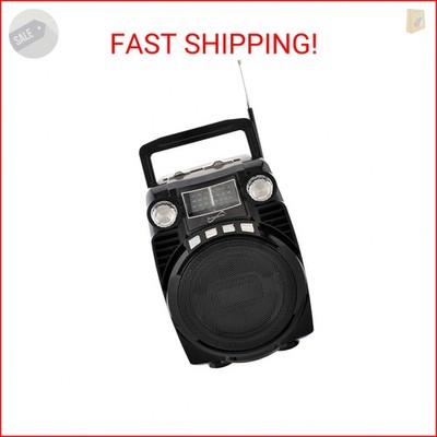 Supersonic SC-1390BT Bluetooth 4 Band Radio, Portable Lightweight AM/FM/SW1-2 Ba