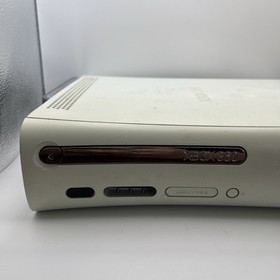 Microsoft Xbox 360 120GB white Phat Jasper Console + Cords Power No Controller