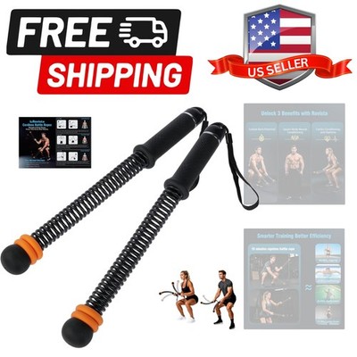 2 PCS Weighted Cordless Battle Ropes - Adjustable Resistance and Portable Rop...