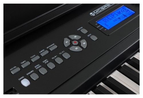 Pianoforte Digitale Stage Piano 88 Tasti Pesati MIDI USB Supporto a X & Cuffie - Foto 4 di 11