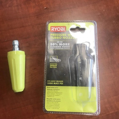 #ad #ad Genuine Ryobi 3300 PSI MAX Pressure Washer Turbo Nozzle RY31TN01 Tested $15.95