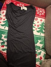 Say What Cowl Neck Little Black Dress NWT Sz L Xmas Gift Stretchy