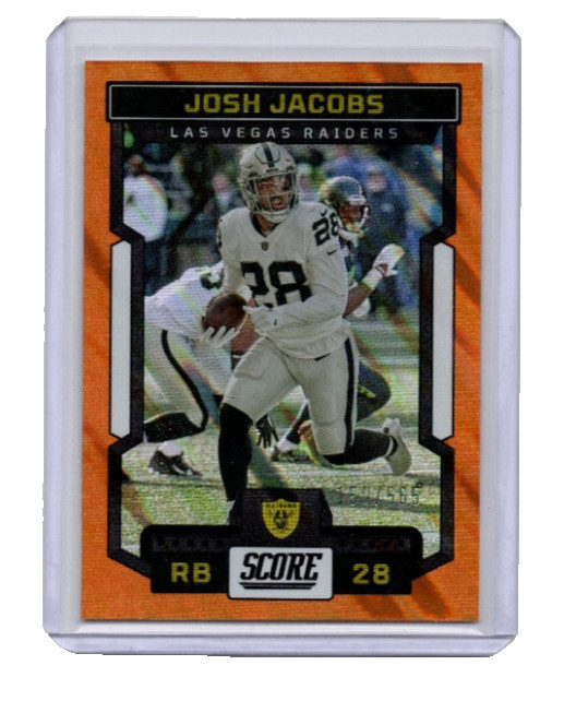 Josh Jacobs orange /565 no. 133 2023