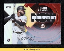 2022 Topps Update Generation Now Auto Heliot Ramos #GN-70 Auto READ 0zd1