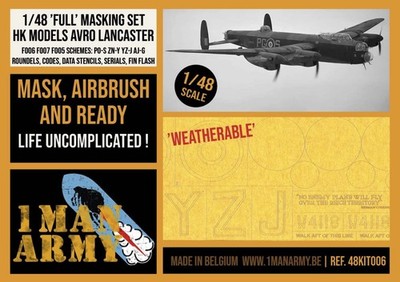 1ManArmy 48KIT006 1:48 Avro Lancaster B Mk.I / Mk.III Dambuster / Special 'Grand