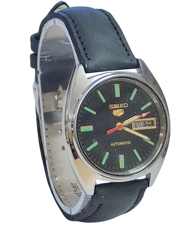 Vintage Seiko Automatic Date Day Dial Wrist Watch  SR277