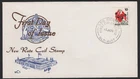 1975 Australia New Rate Sturt Desert Pea 10c COIL Stamp WCS FDC