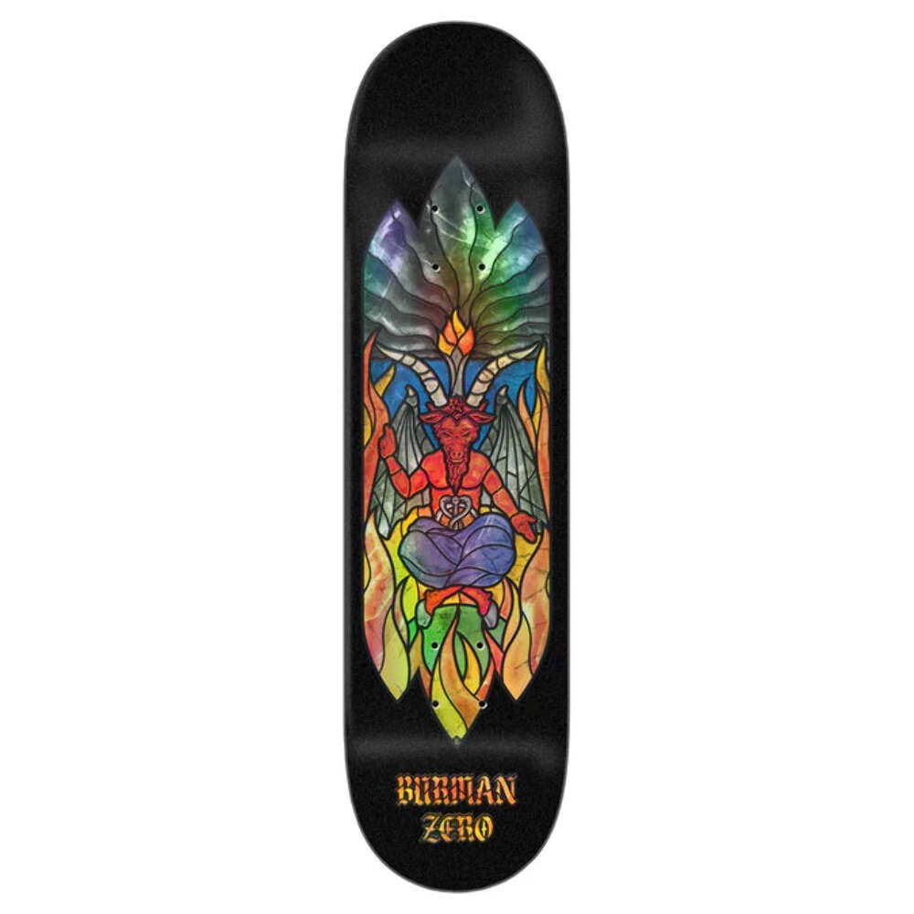 Zero Skateboard Deck Burman Stained Glass 8.5