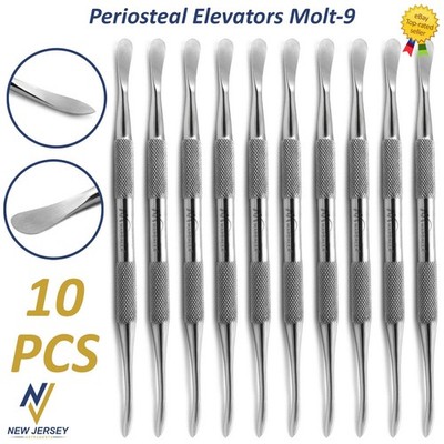Periosteal Elevator Molt # 9 Dental Surgical Implant Stainless Steel Instruments