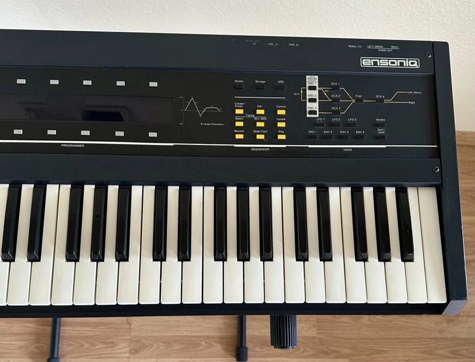 Ensoniq ESQ-1 Analog/Digital Polyphonic Synthesizer Workstation w/ Cartridge - Image 3 of 4