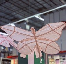 IKEA SNÖFINK culla e culla letto baldacchino rosa farfalla | tenda letto bambini | - NUOVO