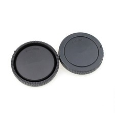 Camera Body Front Cap Rear Lens Cover For Sony A6300 A6000 A6400 A7R2 A7M3 ILD