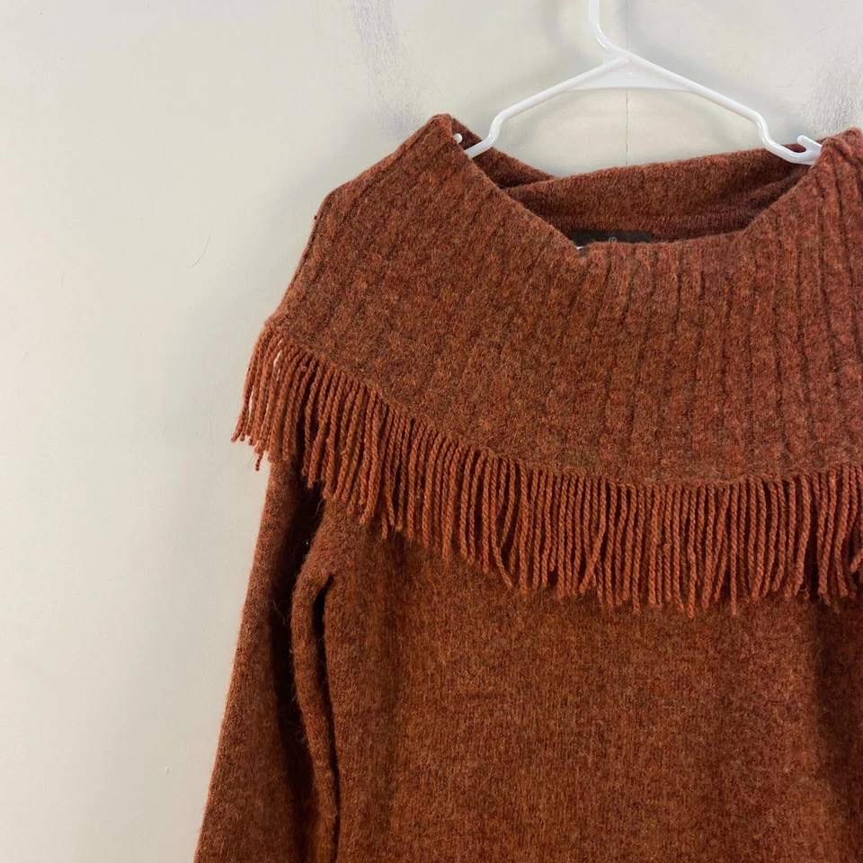 Suéter Pullover Fenn Wright Manson Mujer Mediano Naranja Top Manga Larga 9508 Foto 3 de 4