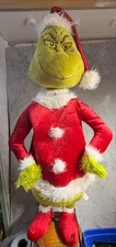 Gemmy Animated The Grinch Christmas Decor Life Size 4Ft Dances Speaks Sings