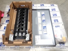 New GE AQM3421MBX 125 Amp 208/120 Volt 3 Phase 4 Wire Main Lug Panel Interior