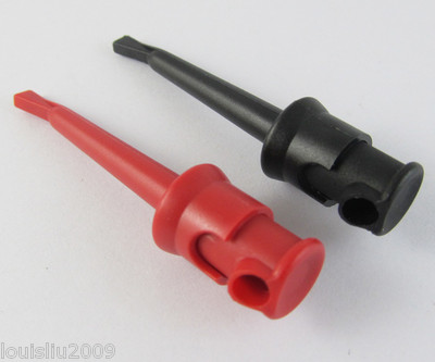 1 pair High Quality Nylon PA Copper Flexible Large Test Hook Clip Probes PCB SMD