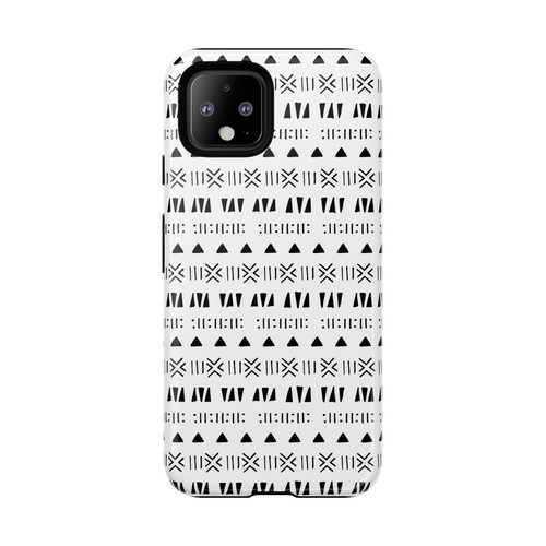 Black and White Southwestern Aztec Pattern Google Pixel Tough Cases - 第 66/131 張圖片