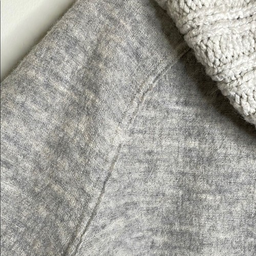 Anthropologie Sleeping on Snow Meribel Gray Cowl Neck Wool Blend Sweater Size M - Picture 9 of 15
