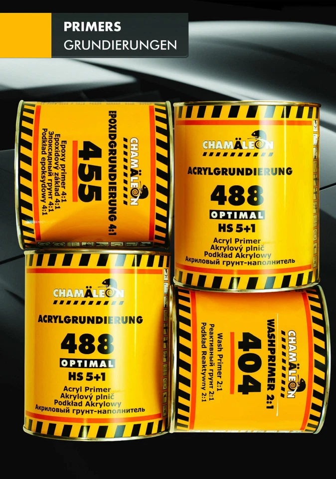 4:1 HS Füller Grundierung Schwarz 1L 2K Acryl Epoxy Anteil Rostschutz Chamäleon - Bild 4 von 4