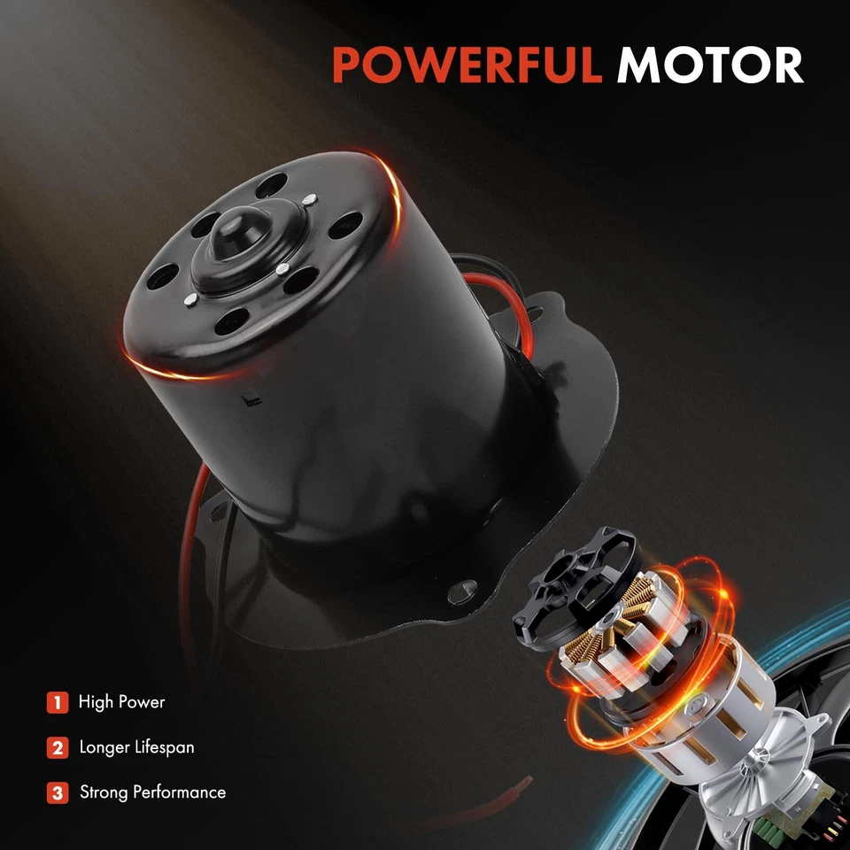 Motor ventilador radiador para Ford Mustang Tempo Thunderbird Escort Mercury Oldsmobile Foto 3 de 4