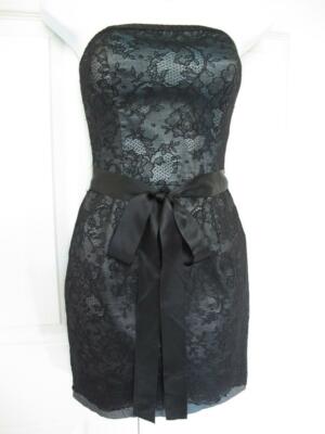Vintage Jessica McClintock Strapless Lace Mini Dress XXS Strapless Black Teal | eBay Vintage Jessica McClintock Strapless Lace Mini Dress XXS Strapless Black Teal | eBay